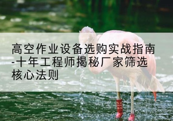秦安剪叉式升降机厂家-高空作业设备选购实战指南-十年工程师揭秘厂家筛选核心法则
